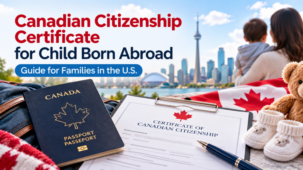 Canadian Citizenship Certificate for Child Born Abroad guide for families in the U.S.